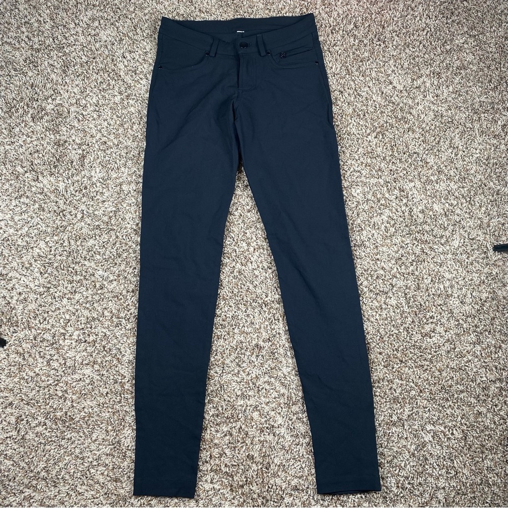 lululemon athletica skinny black trousers